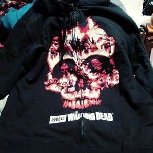 Mens XL Totally AWESOME The Walking Dead Hoodie
